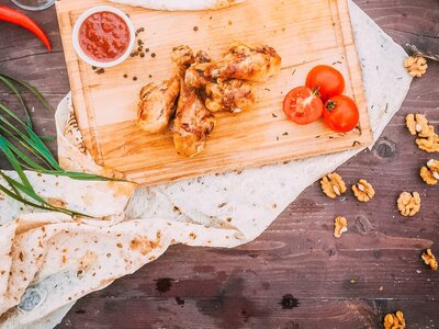 Шашлык из куриной голени