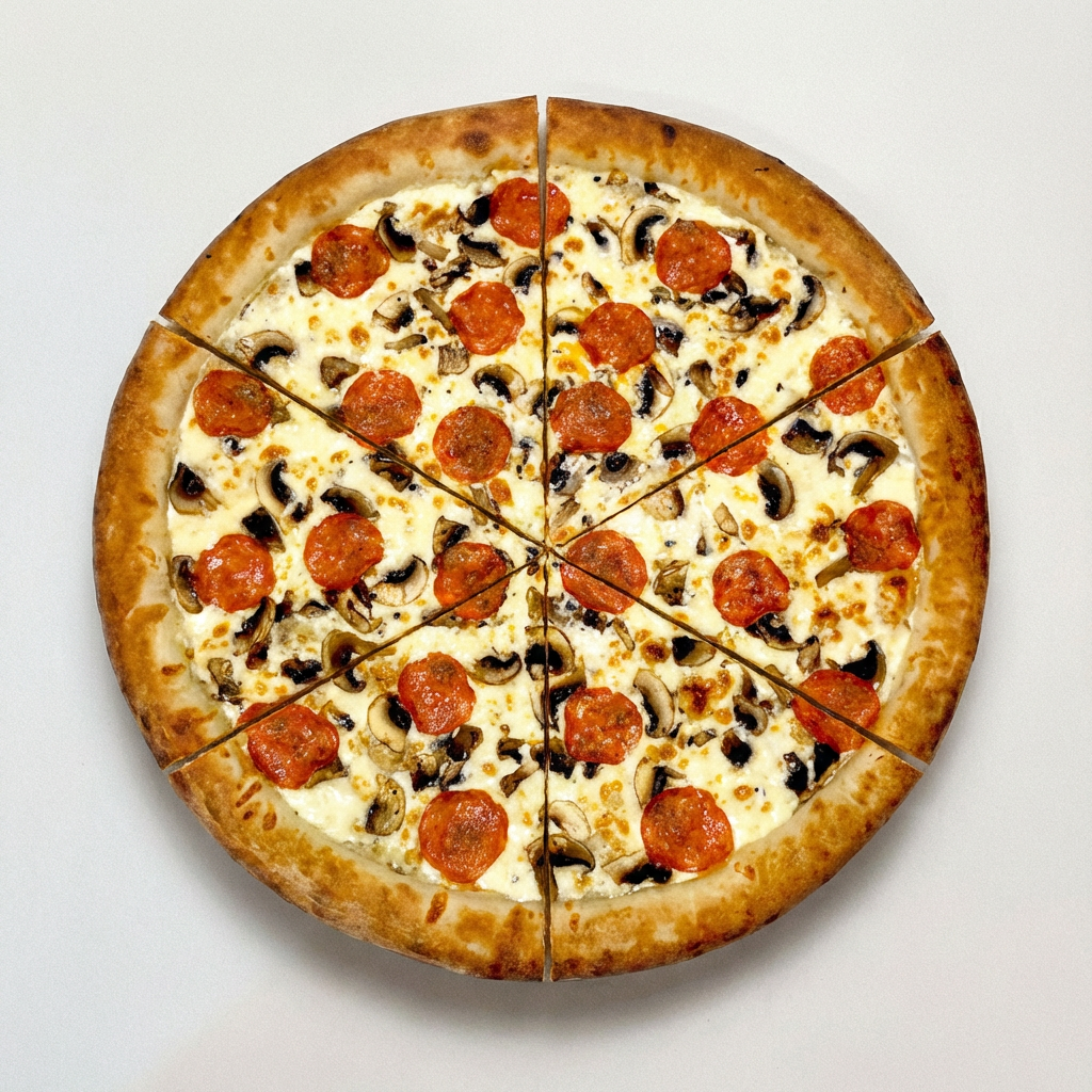 Грибная Пепперони 30 см.