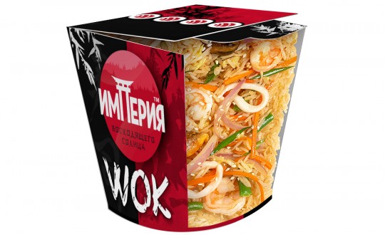 Коробочка wok Рис с морепродуктами 350 гр