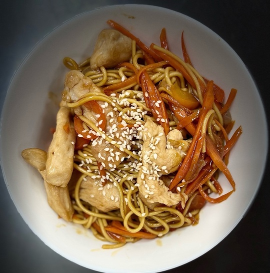Лапша Рамён с курицей