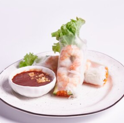 Спринг роллы с креветками