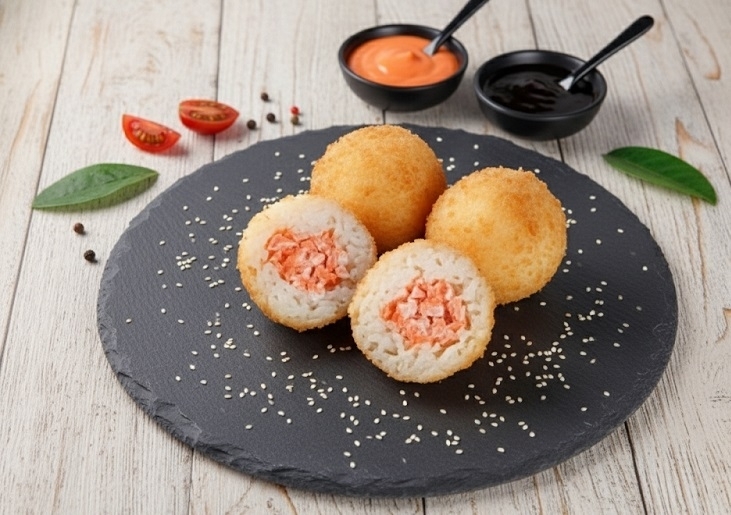 Фриболы с лососем 3 шт