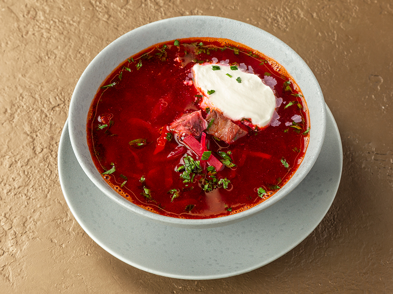 Борщ с говядиной