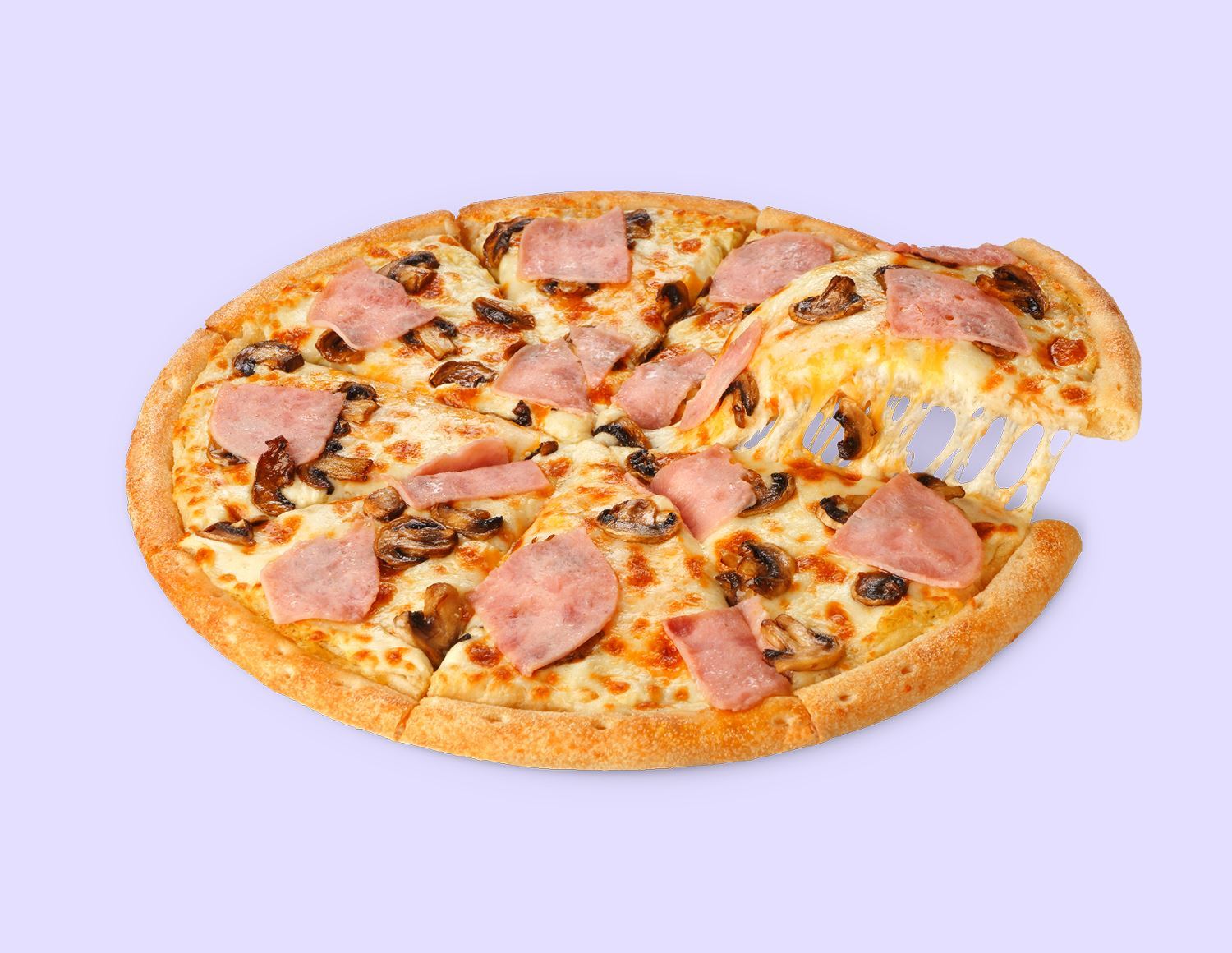 Ветчина грибы 33 см