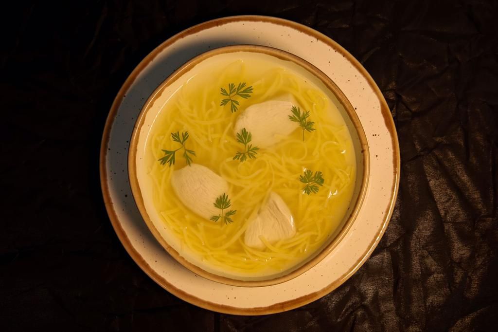 Лапша из курицы 