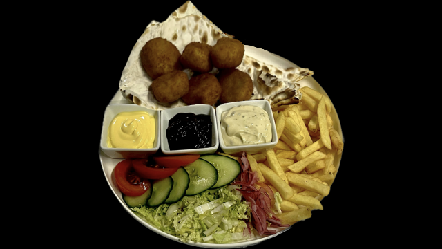 С наггетсами и картофелем фри