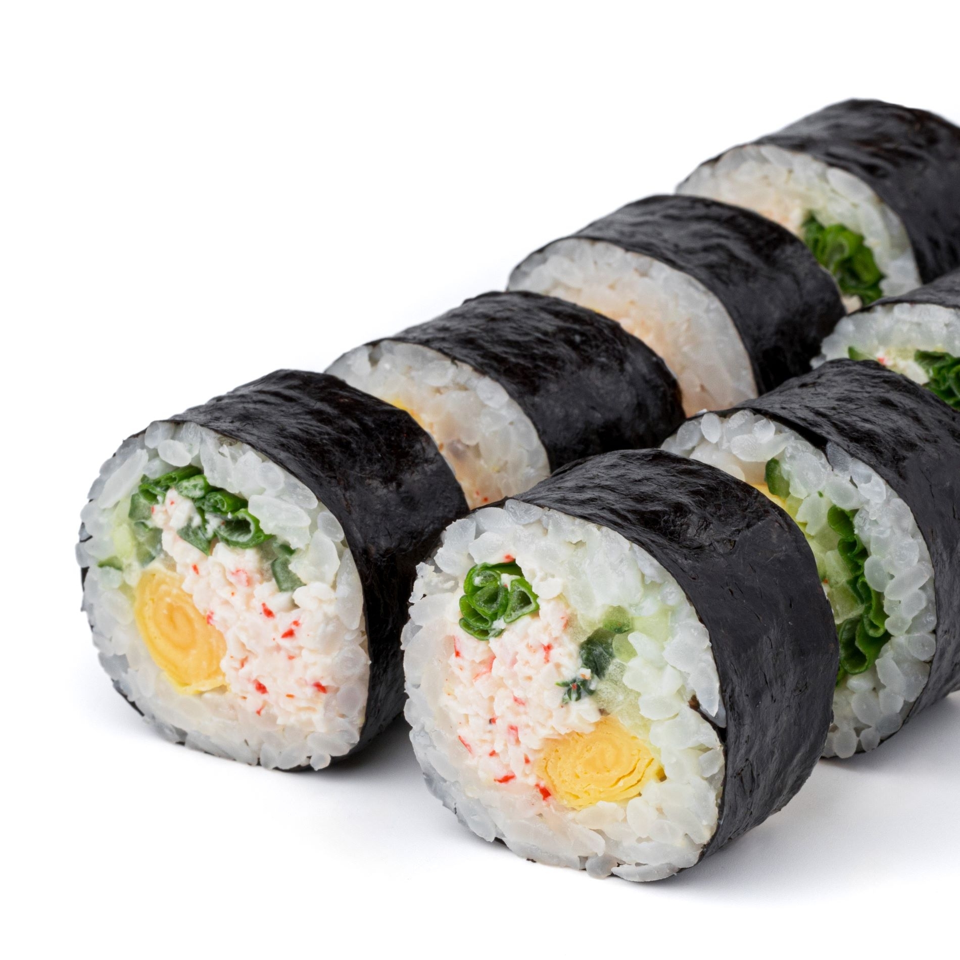 Маки с крабом