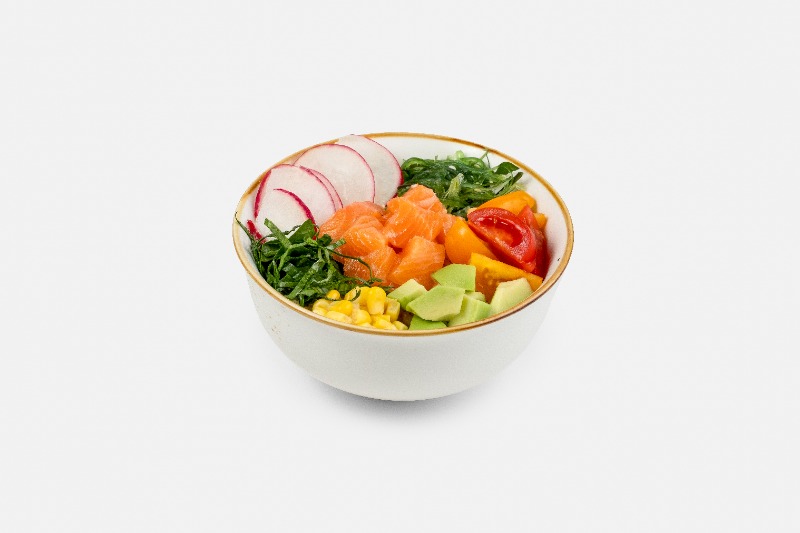 Поке с лососем