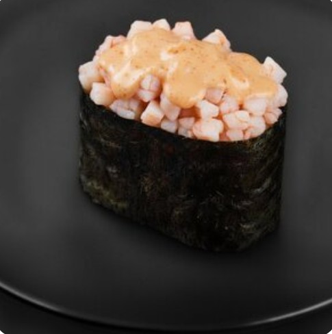 Острые суши креветка