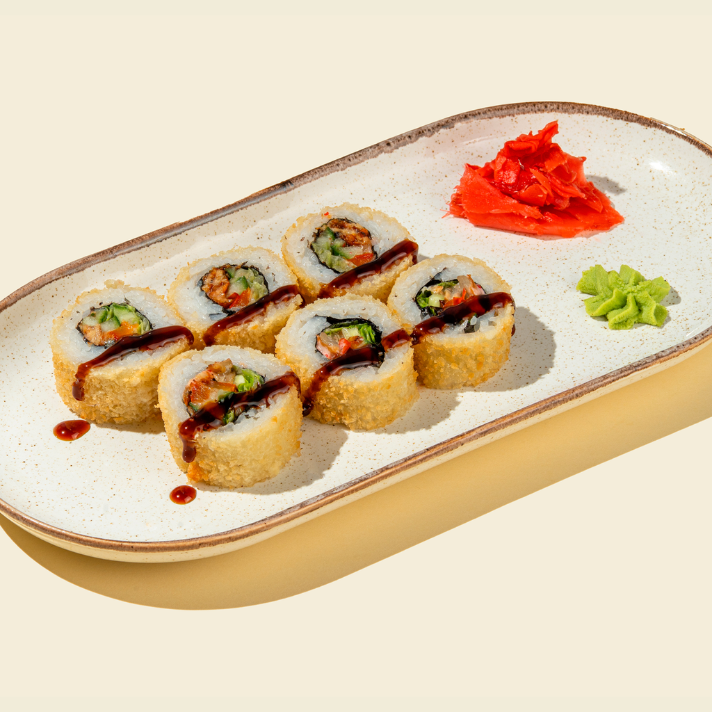 Ролл Темпура угорь (жареный)