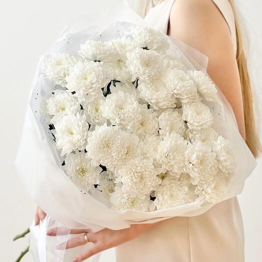 Букет «Муза» из кустовых хризантем