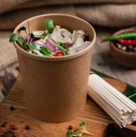 Удон с курицей