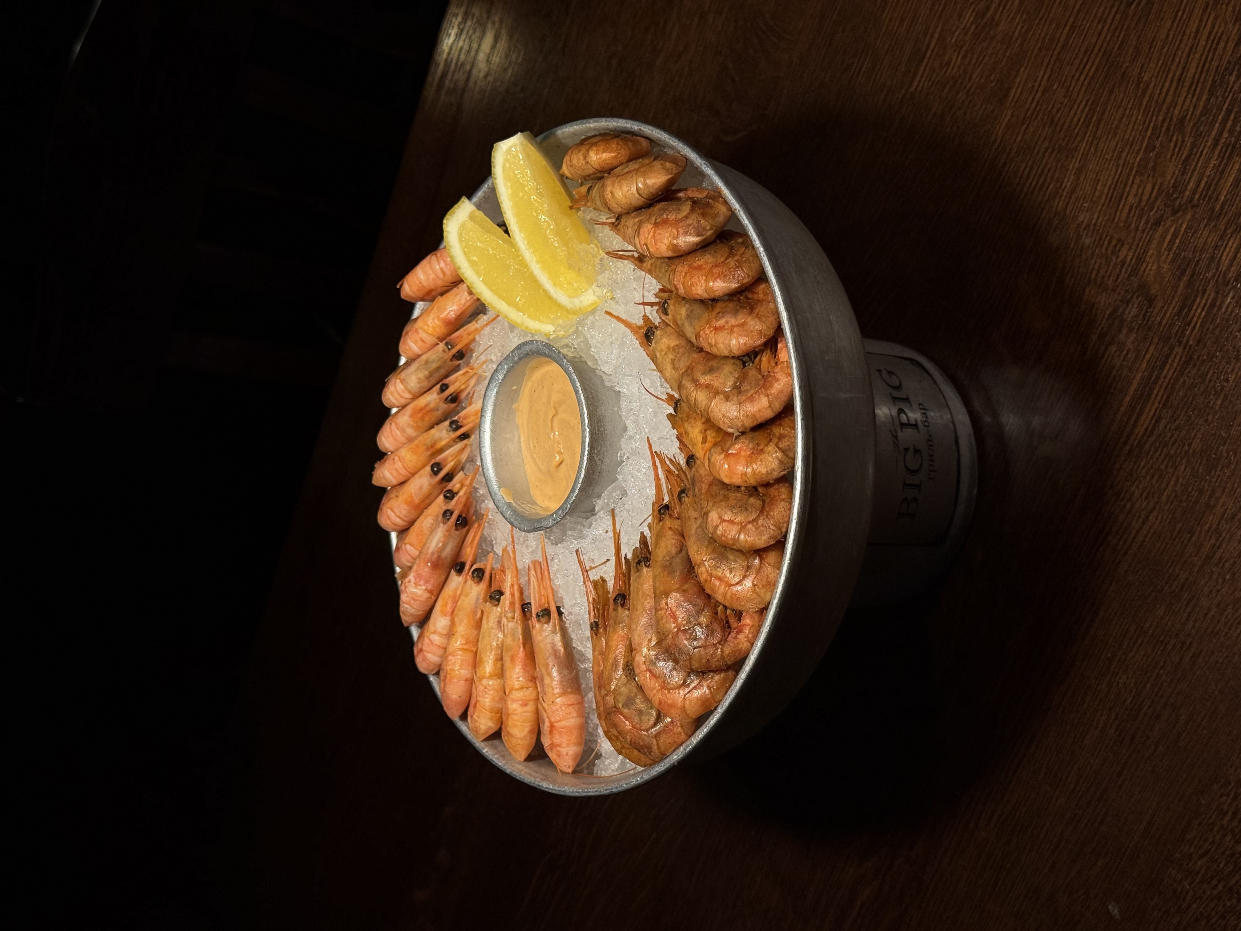 Магаданские креветки на льду