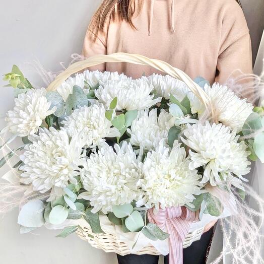 Корзина «Шарики пломбирного мороженого»