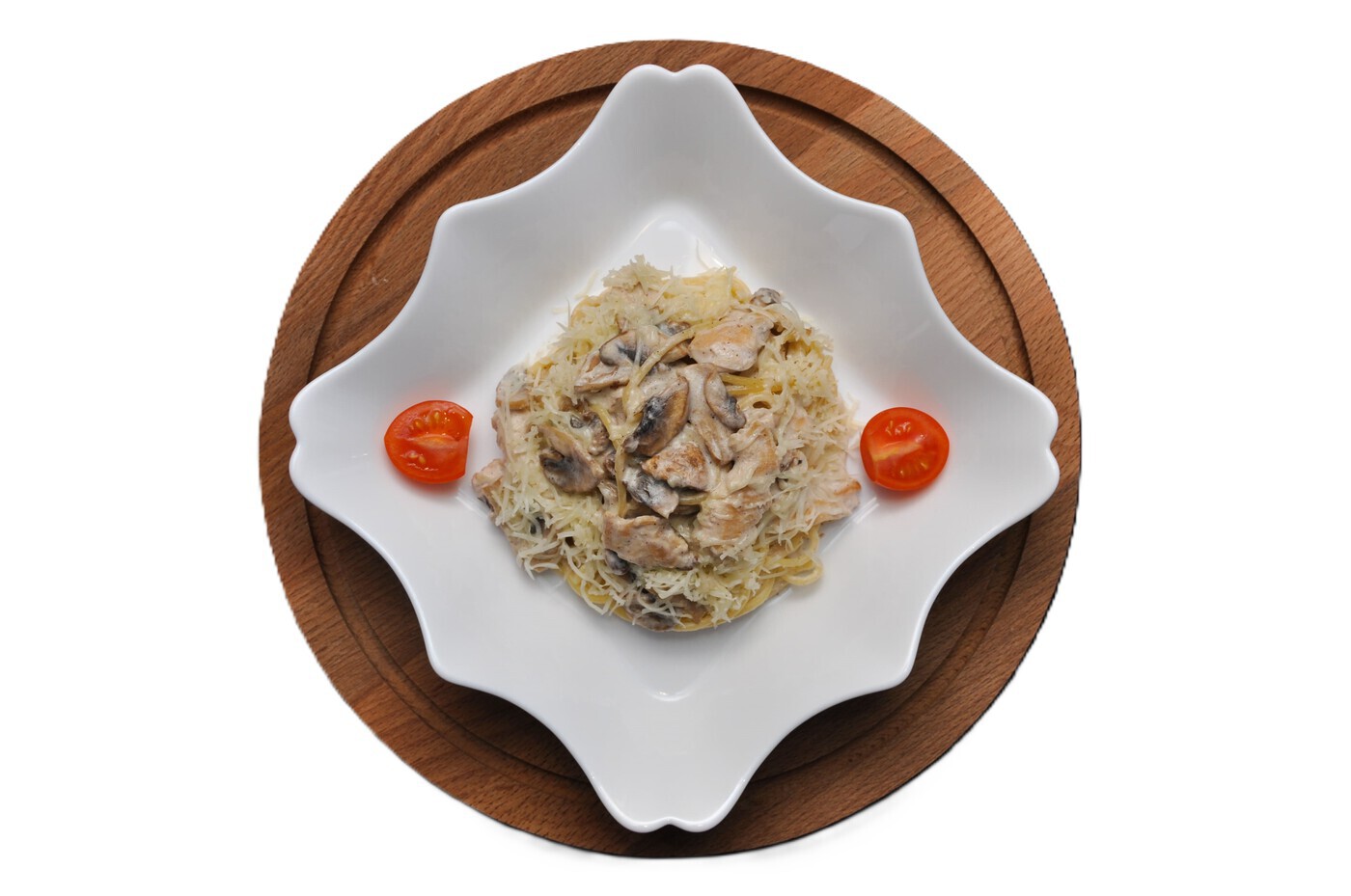Паста Курица с грибами