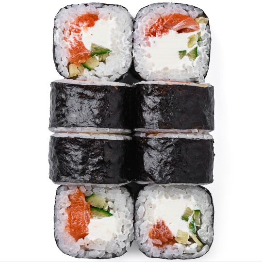 Сливочный ролл с лососем