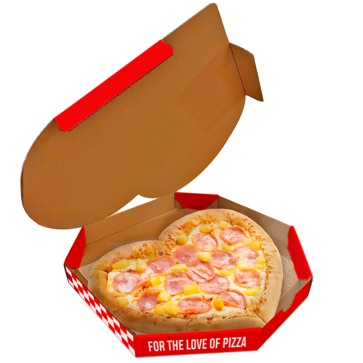 Пицца Гавайская Сердце