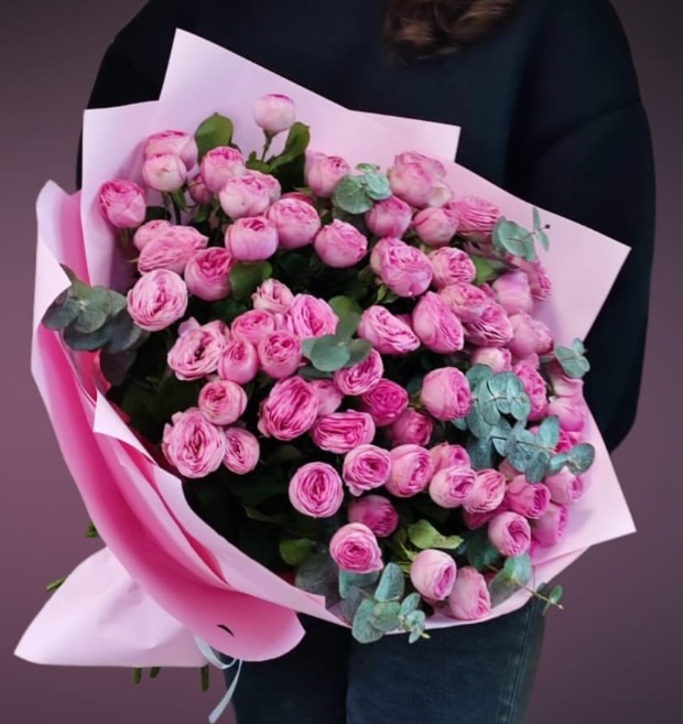 Букет кустовой розы