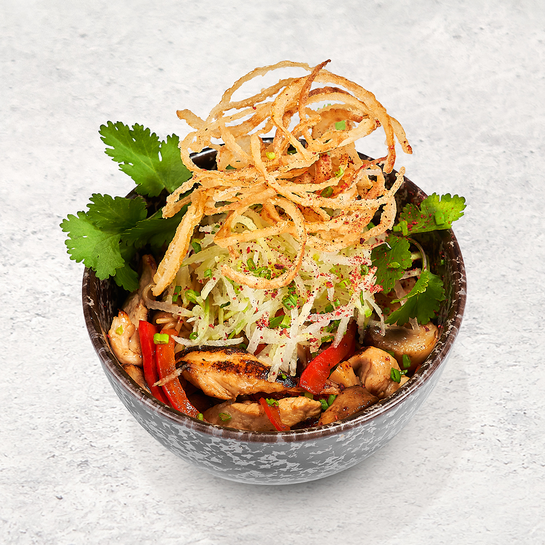 Яки рамен с курицей
