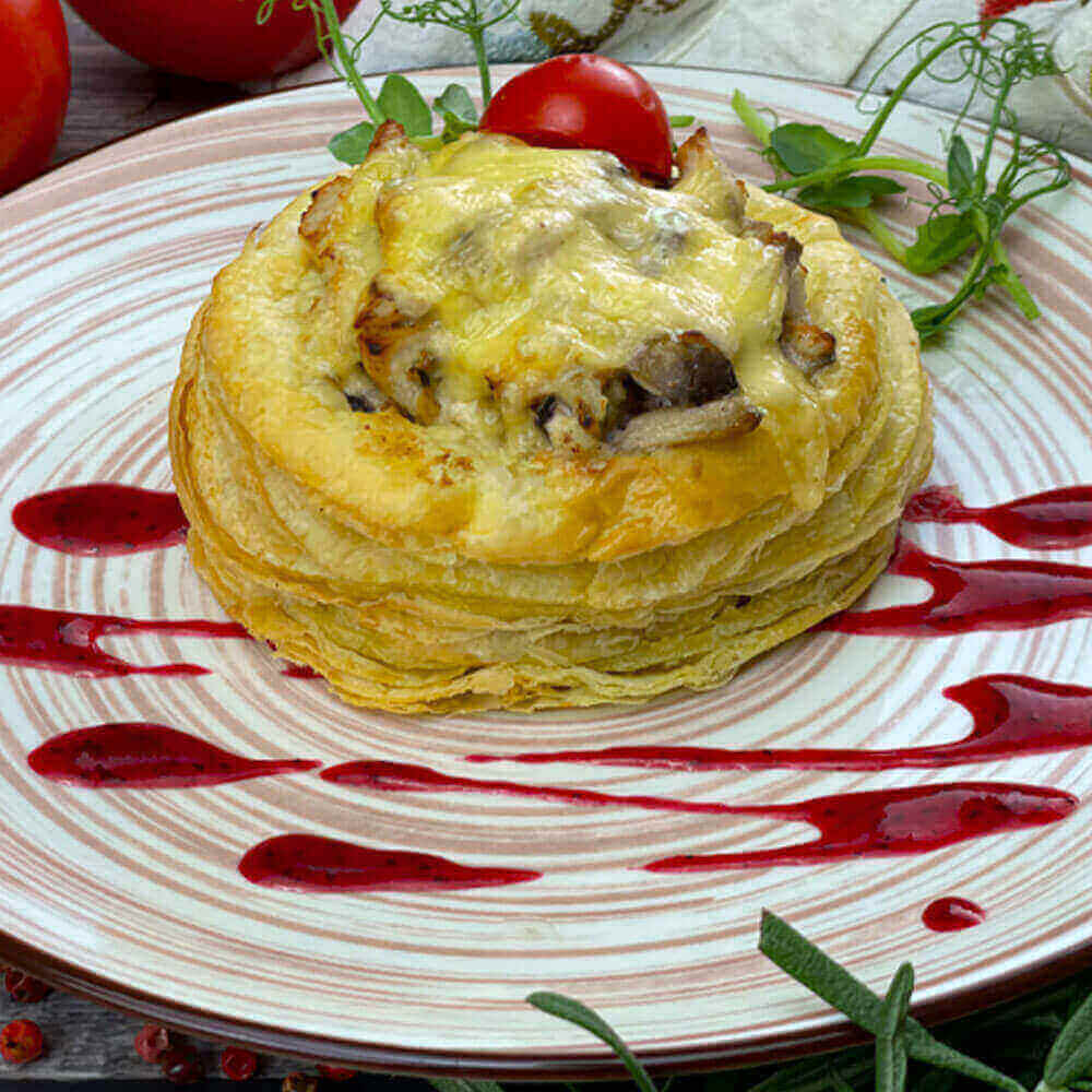Жульен с курицей