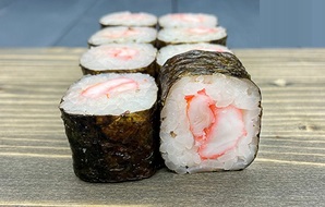 Классический ролл с креветками и спайси
