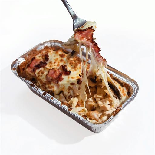 Картофель с мясом и грибами