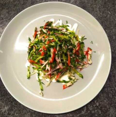 Салат Крабовый с огурцом