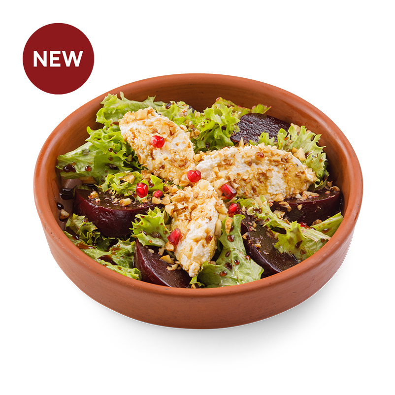 Салат со свеклой и домашним сыром