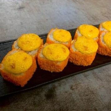 Запеченный с креветкой