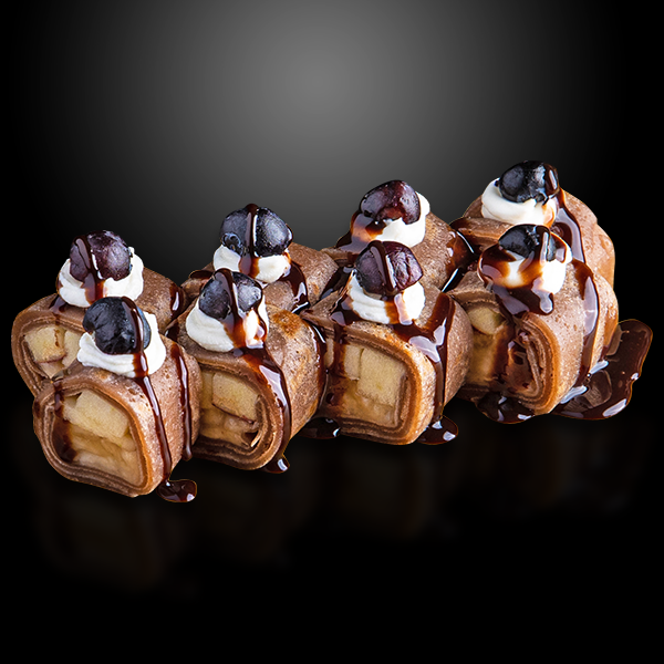 Choco ролл с яблоком и бананом