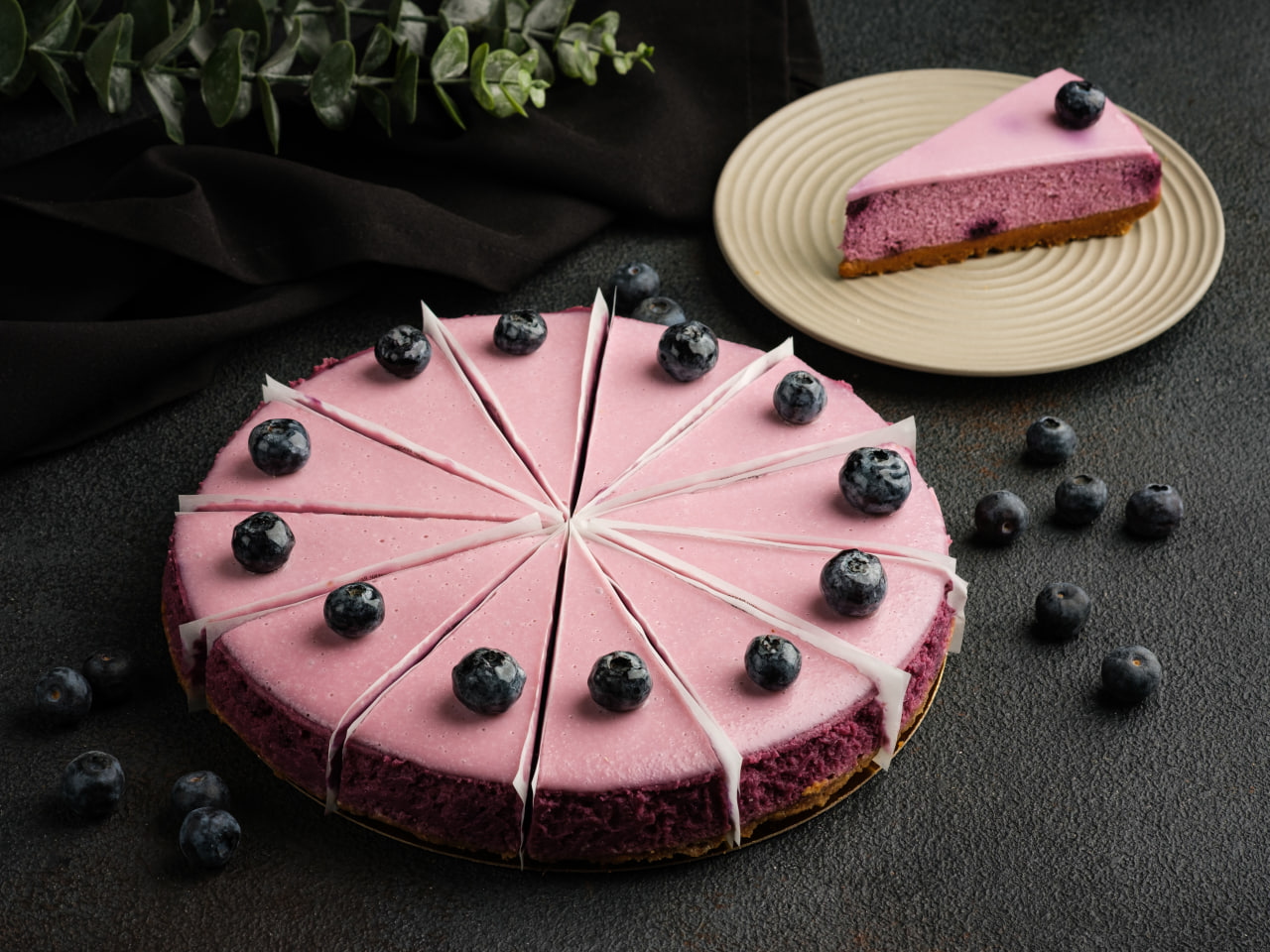 Чизкейк Черника