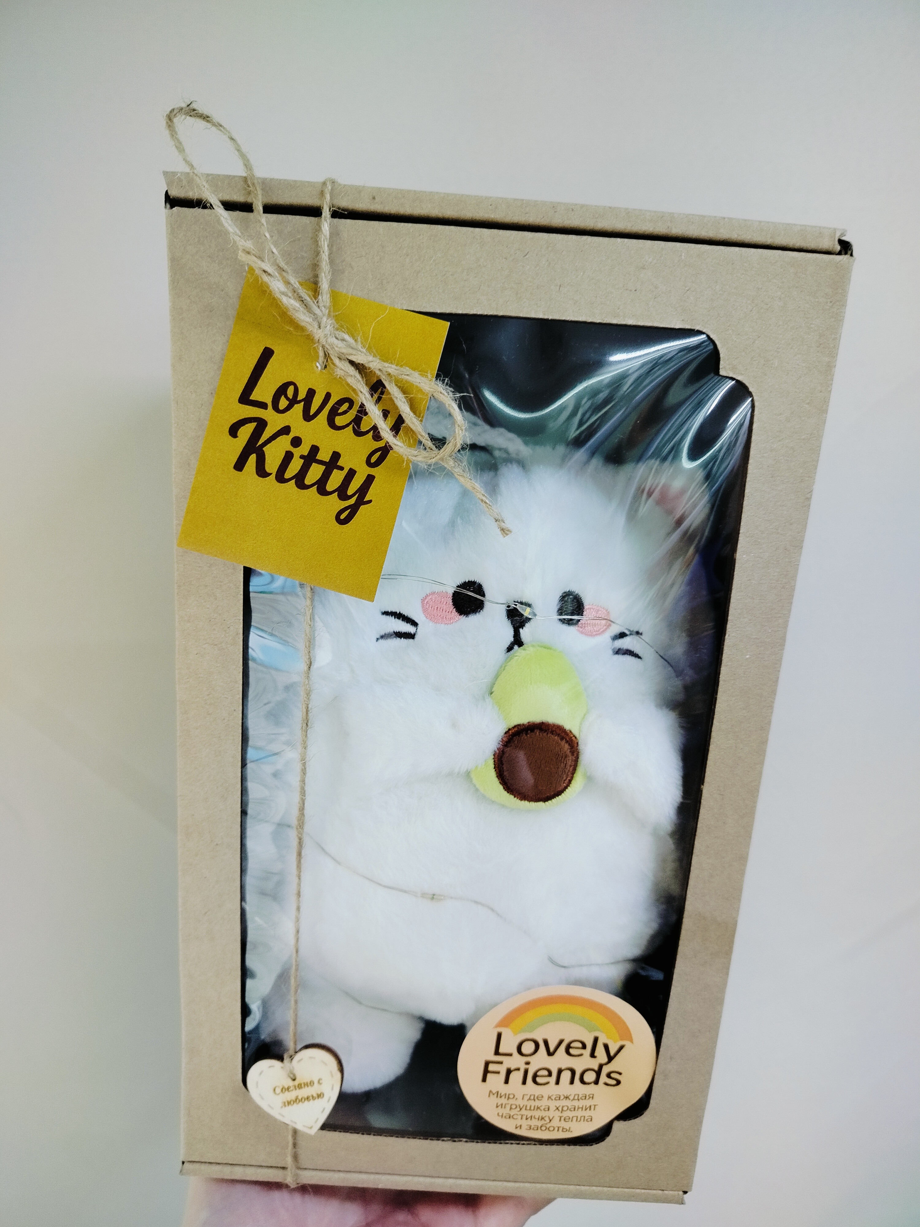 Кошечка с гирляндой