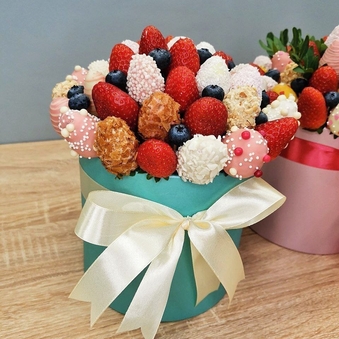 Шляпная коробка Мечта (Букет № 89)