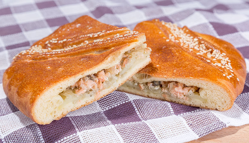Пирог с горбушей и картофелем 1 кг