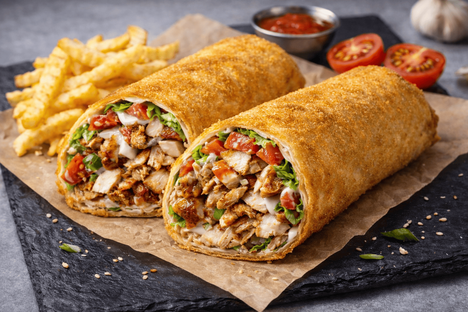 Шаурма в кляре