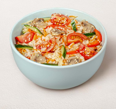 Wok вегетарианский с рисом M