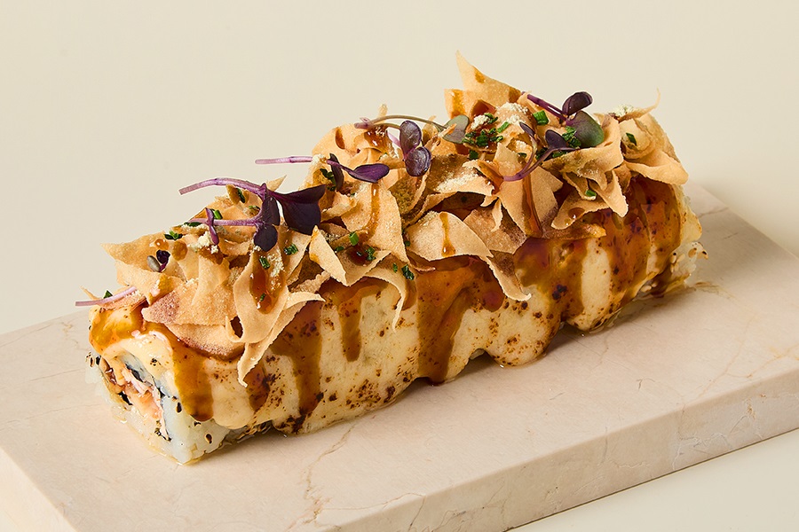 Ролл запечённый угорь