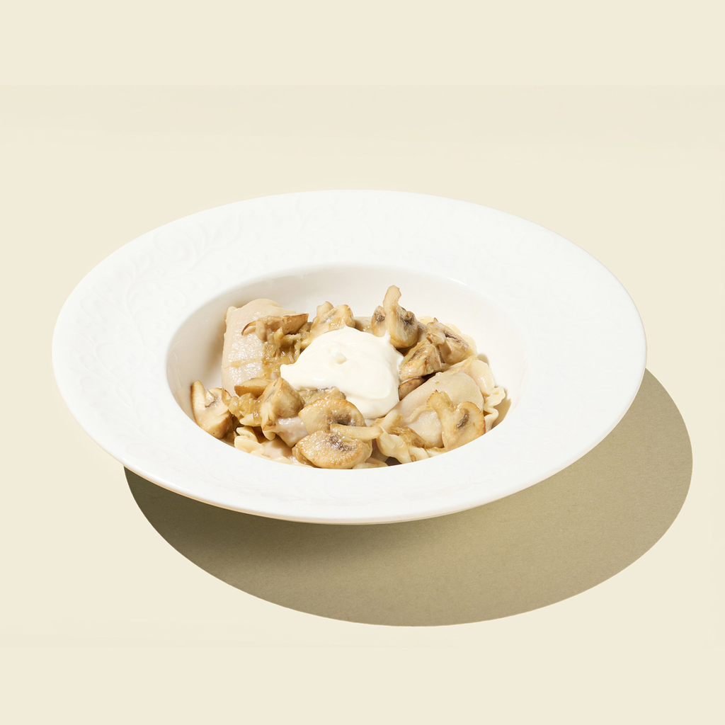 Вареники с картофелем и грибами