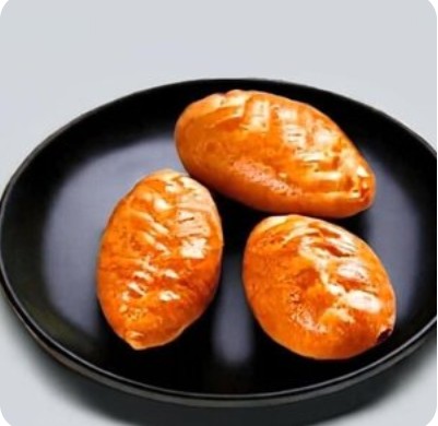 Пирожки с картошкой печеные 10шт