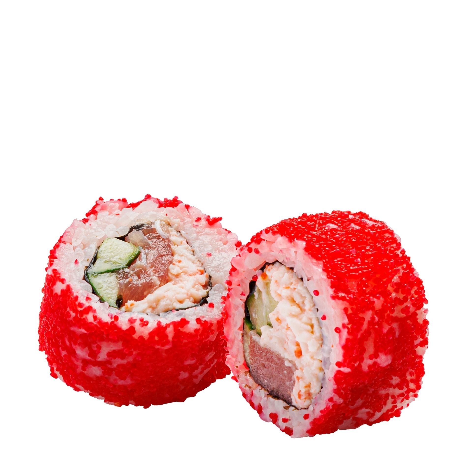 Калифорния с тунцом и крабом