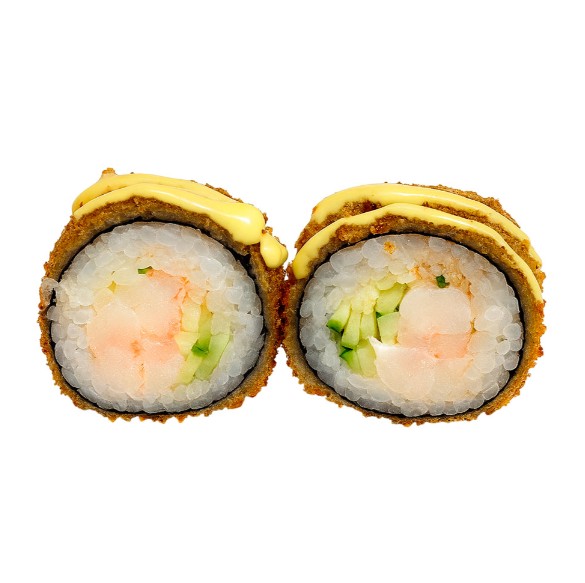 Жареная креветка с имбирём