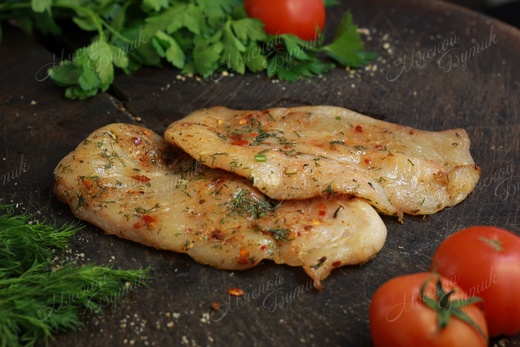 Стейк маринованный курица