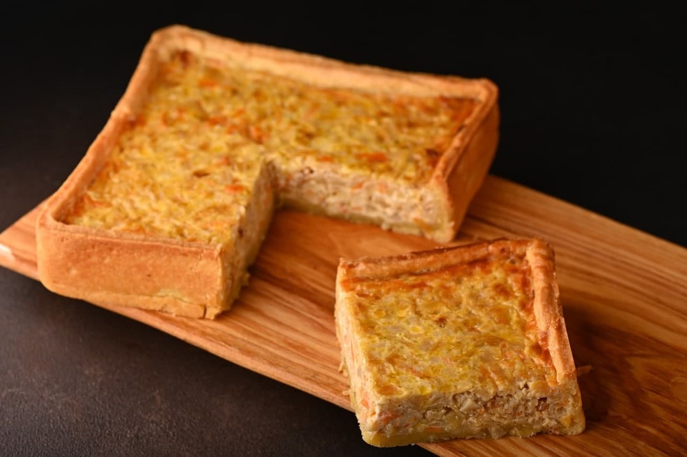 Пирог с капустой и овощами