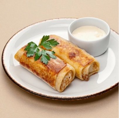 Блины с мясом (2 шт)