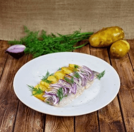 Сельдь с картофелем