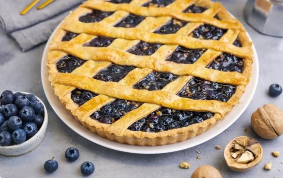 Черничный тарт (постный)