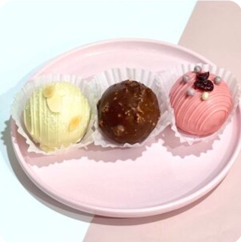 Подарочный набор из трех пирожных Картошка