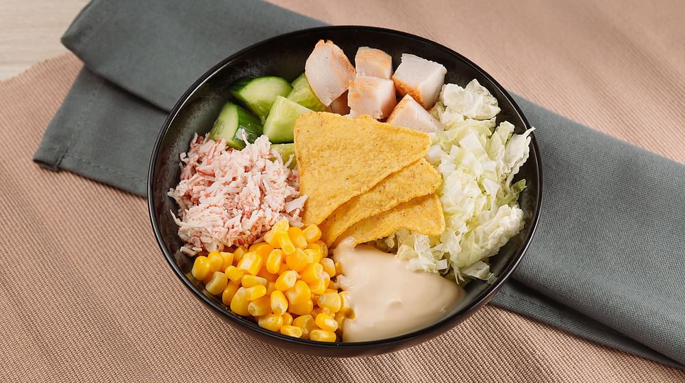 Салат крабовый с курицей