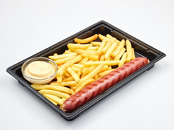 Колбаска Гриль с Фри и соусом