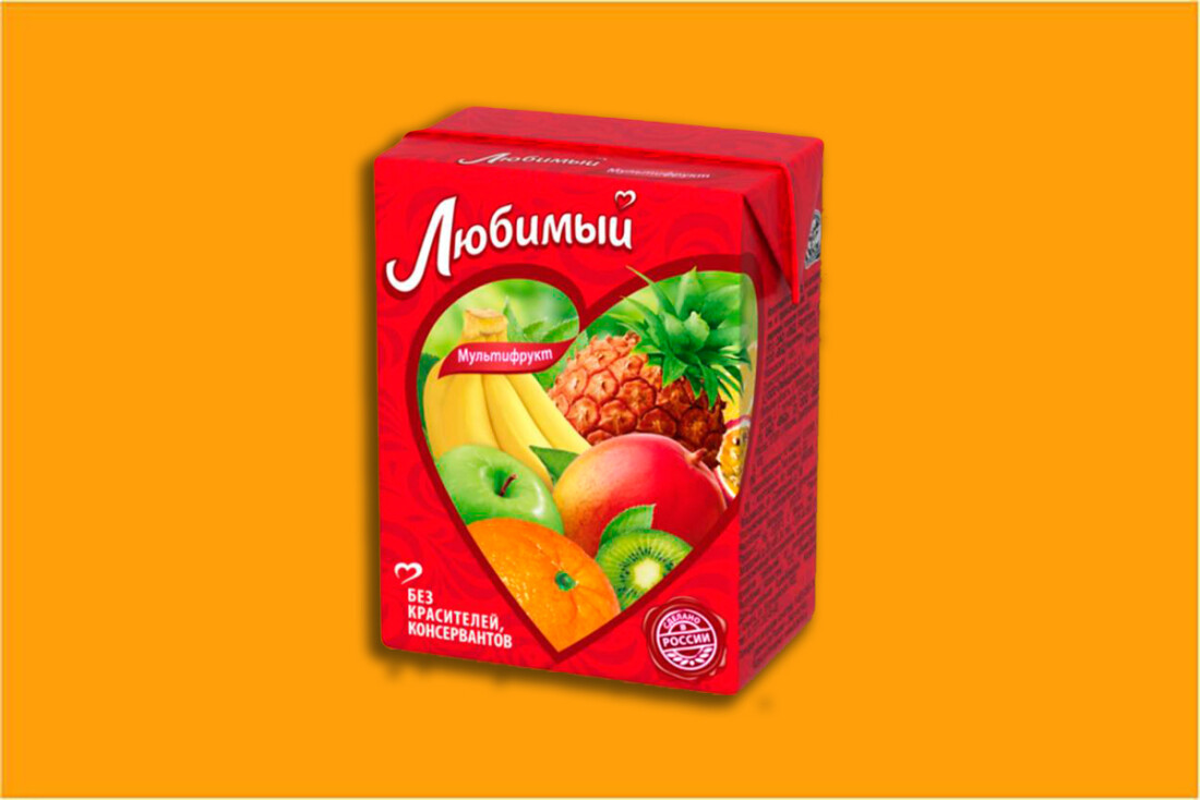 Любимый сок 0,2 л яблочный